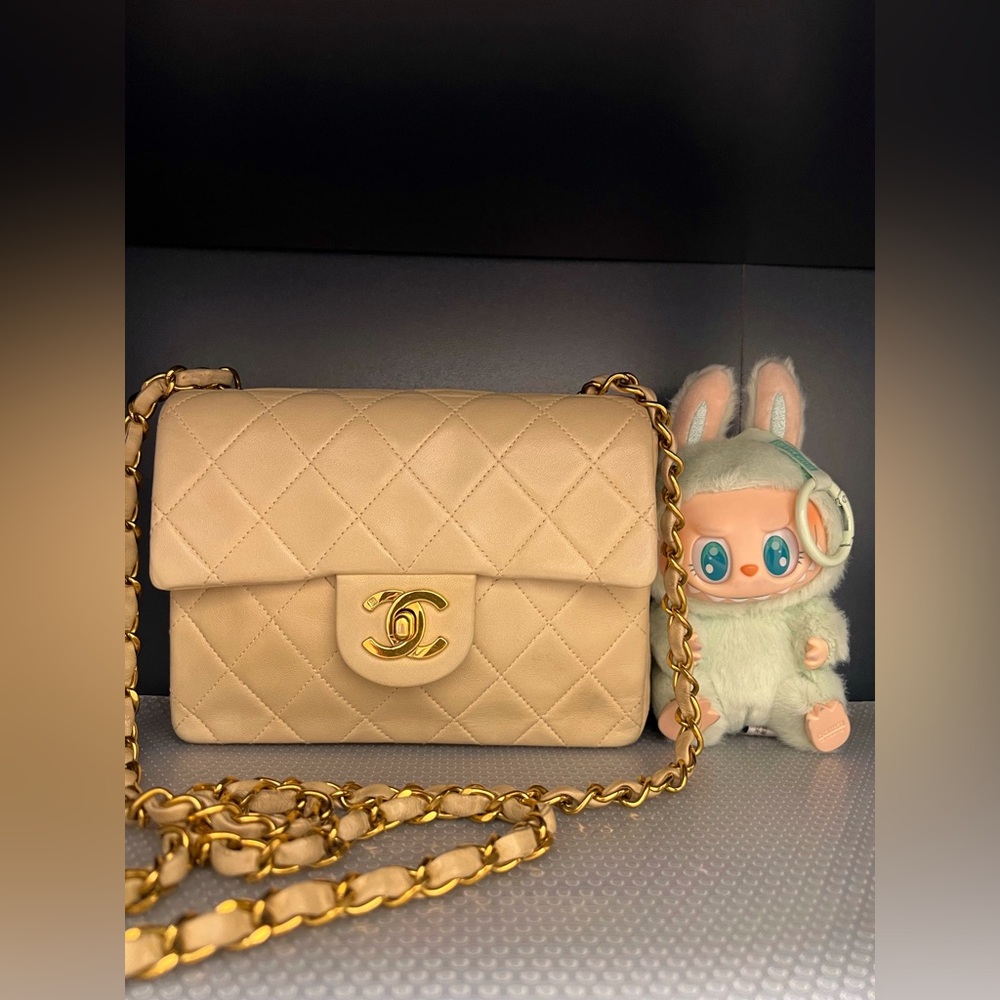 Chanel Classic Mini Square Flap Bag in Lambskin